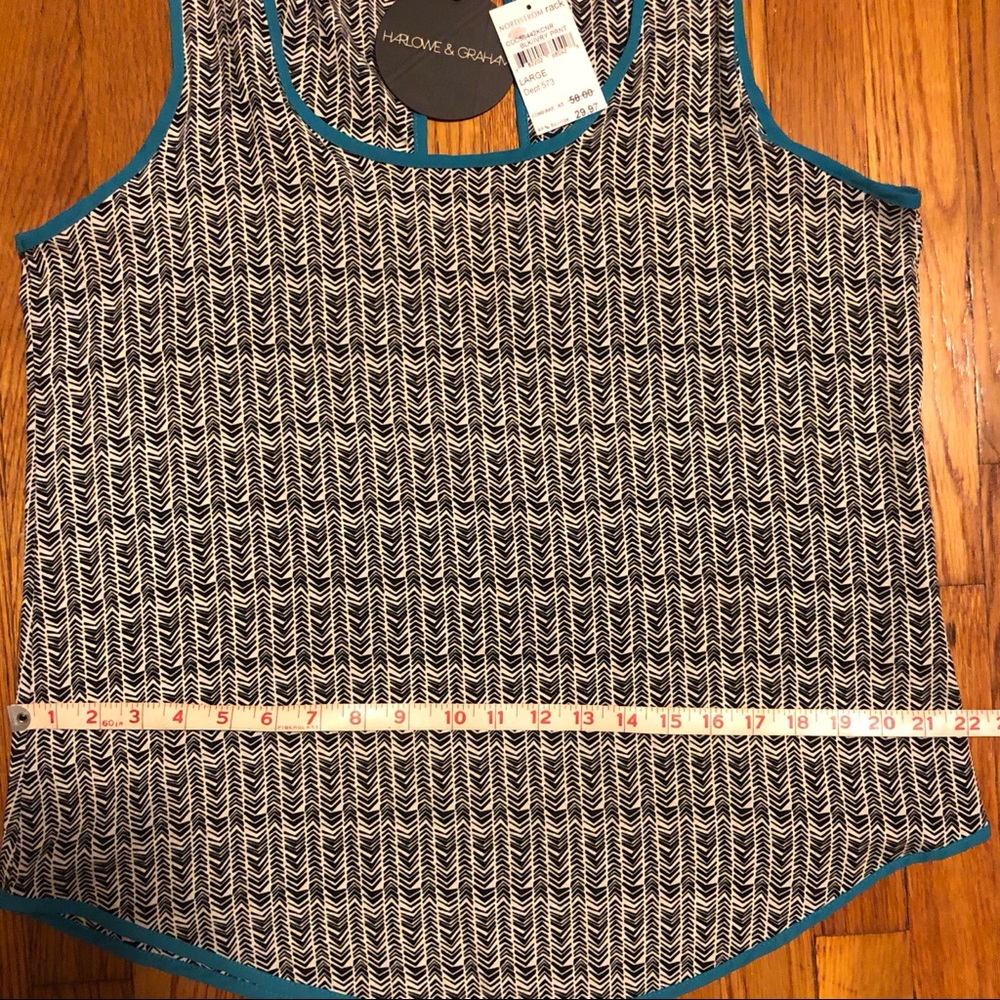 Harlowe & Graham Open Back Tank Top - Picture 8 of 8